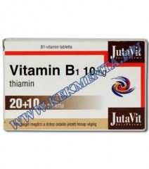 B1 vitamin, 10 mg, 30 db JutaVit