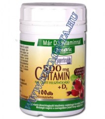 C-vitamin+D3, nyújtott felszívódású, 500 mg, 100 db, Jutavit