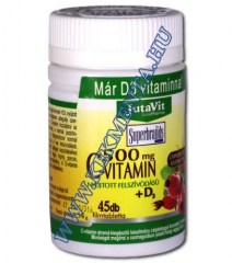 C-vitamin+D3, nyújtott felszívódású, 500 mg, 45 db, Jutavit