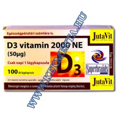 D vitamin (2000 NE) 100 db, JutaVit