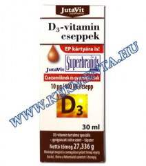 D3-vitamin cseppek gyerekeknek 400 NE