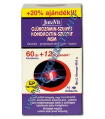 Glükozamin-szulfát Kondroitin-szulfát Msm 72 db, JutaVit